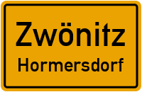 Hauptstraße in ZwönitzHormersdorf