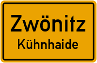 Straßenverzeichnis Zwönitz Kühnhaide