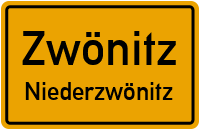 Straßenverzeichnis Zwönitz Niederzwönitz