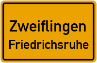 Fürst-Friedrich-Straße in ZweiflingenFriedrichsruhe
