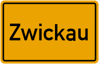 City Sign Zwickau