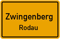 Waldstraße in ZwingenbergRodau