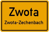 Straßen in Zwota Zwota-Zechenbach